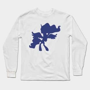 Princess Luna Silhouette Long Sleeve T-Shirt